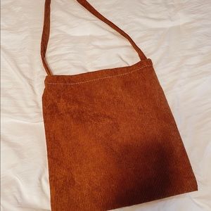 Corduroy tote bag